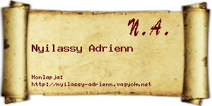 Nyilassy Adrienn névjegykártya