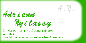 adrienn nyilassy business card